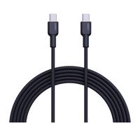 AUKEY CB-NCC1 60W USB-C to USB-C 3ft Nylon Braided high-speed Fast charging Cable For iPhone&Android Macbook Pro Samsung Cell...