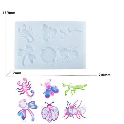 DIY Food Grade Silhouette Silicone Pendants Mold