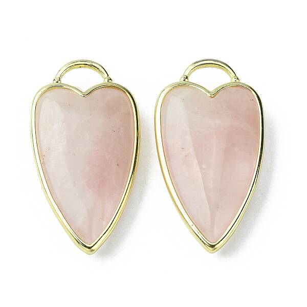 Natural Rose Quartz Pendants