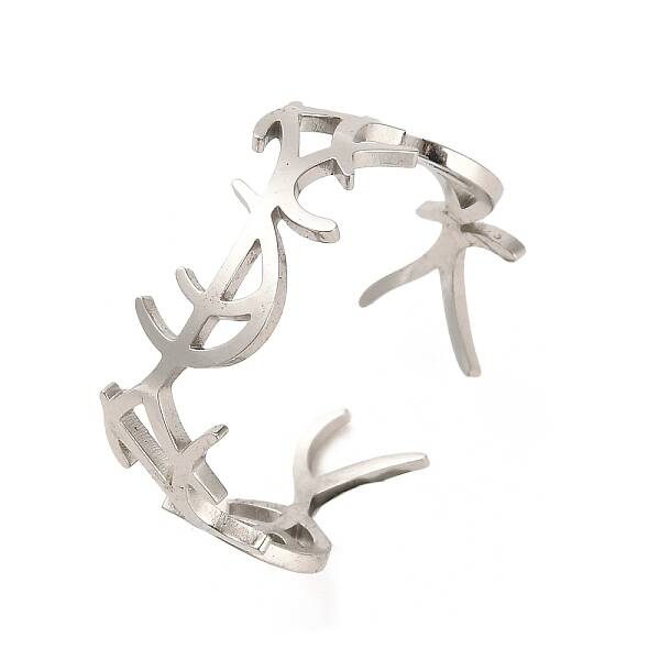 Non-Tarnish 304 Stainless Steel Open Cuff Rings
