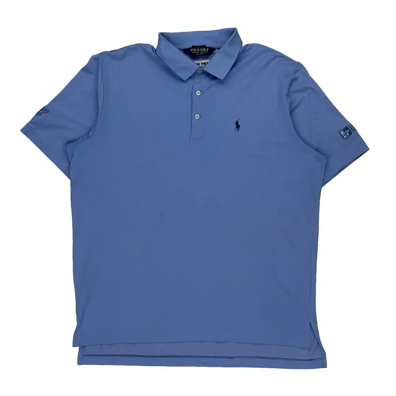Robert Mcinnis Belmont Golf Club Polo By Ralph Lauren Polo Shirt - XL Blue Cotton Blend