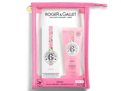 Roger & Gallet Rose - Kit Scented Beneficial Water 30 ml + Shower Gel 50 ml FREE