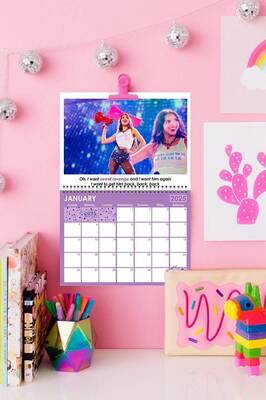 Olivia Rodrigo Guts Tour 2025 Wall Calendar | Sour Guts Merch | Aesthetic Calendar | Birthday Gift For Her