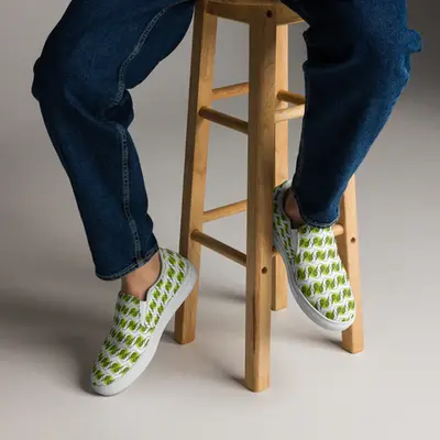 Serve Bold Looks with Tennis-Themed Slip-On