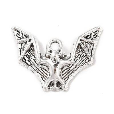 Tibetan Style Alloy Bat Pendants