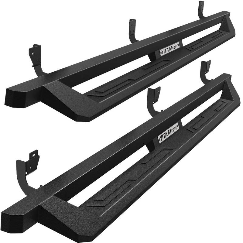 YITAMOTOR® Off-Road Running Boards for 2019-2025 Dodge RAM 1500 New Body Crew Cab Powder Coated Drop Side Steps