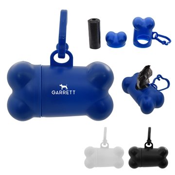 250 Customized Bone Shaped Dog Bag Dispenser - 25 Bag Capacity