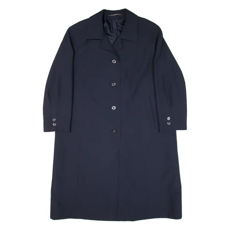 GOTZ FASHION Womens Overcoat Coat Blue M