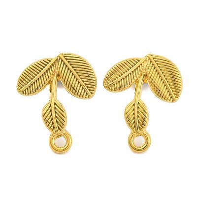 Ion Plating(IP) 304 Stainless Steel Studs Earring Findings