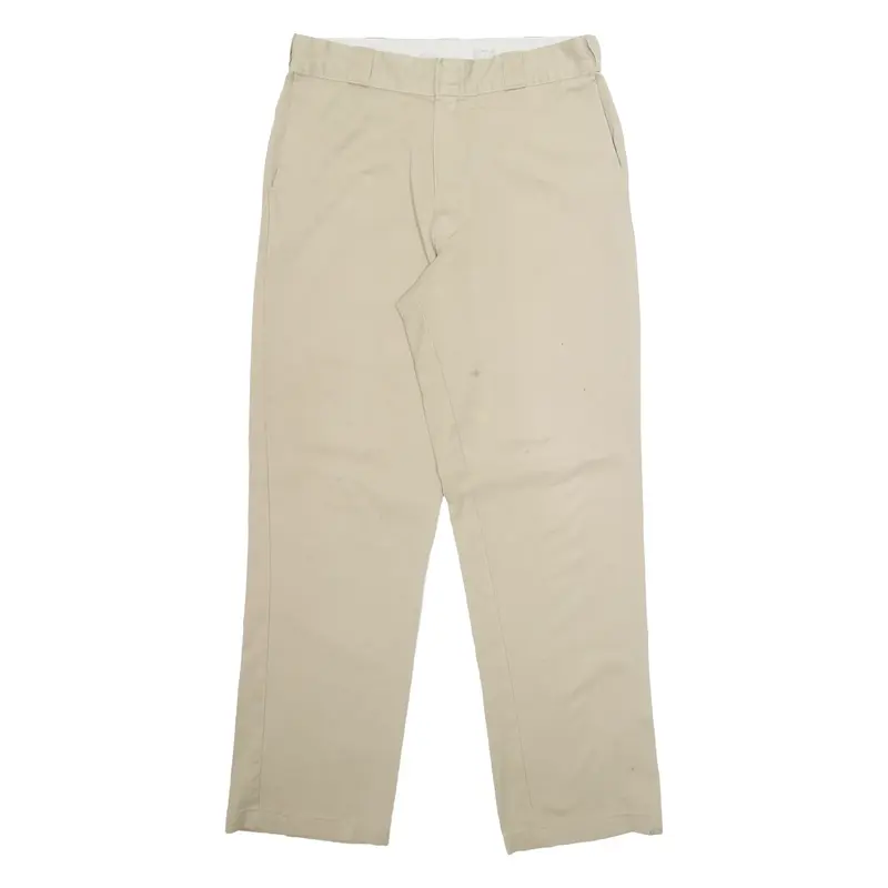 DICKIES Workwear Chino 874 Mens Trousers Beige Regular Straight W34 L31