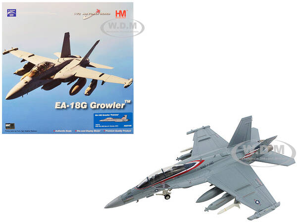 Boeing EA-18G Growler Aircraft VAQ-140 Patriots USS Harry S. Truman (2015) United States Navy Air Power Series 1/72 Diecast M...