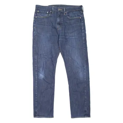 LEVI'S 522 Mens Jeans Blue Slim Tapered Stone Wash W32 L32