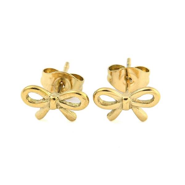 Ion Plating(IP) 304 Stainless Steel Stud Earrings