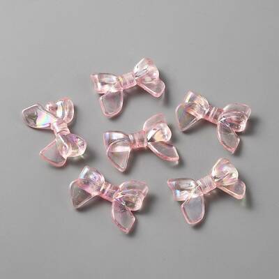 Transparent AB Color Plated Acrylic Beads
