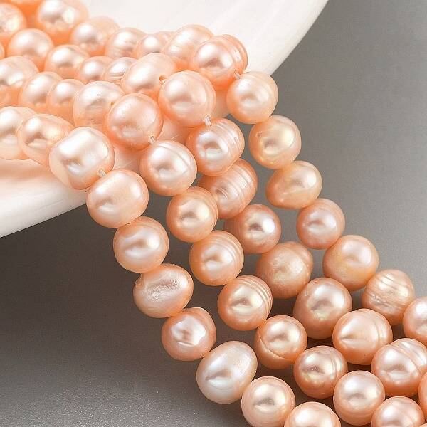 Natural Cultured Freshwater Pearl Beads Strands