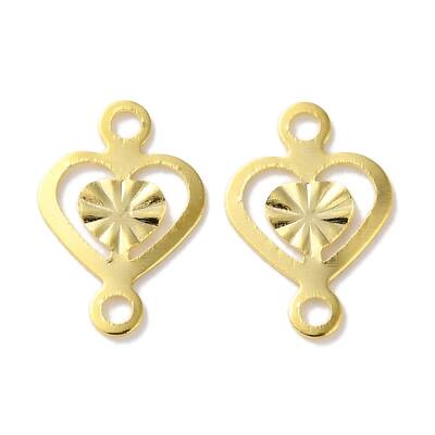 Brass Filigree Connector Charms