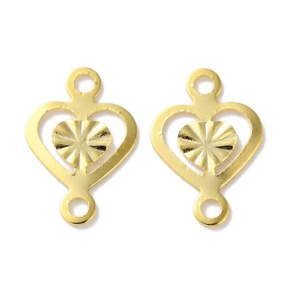 Brass Filigree Connector Charms