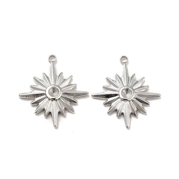 Non-Tarnish 304 Stainless Steel Pendant Rhinestone Settings
