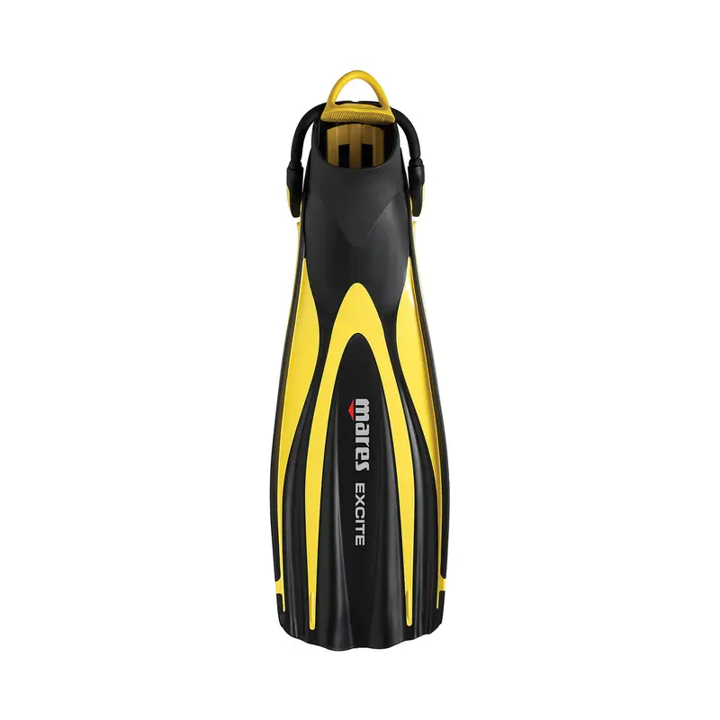 Open Box Mares Excite Dive Fins - Yellow, Size: X-Small - US M:4-6 / W:5-7