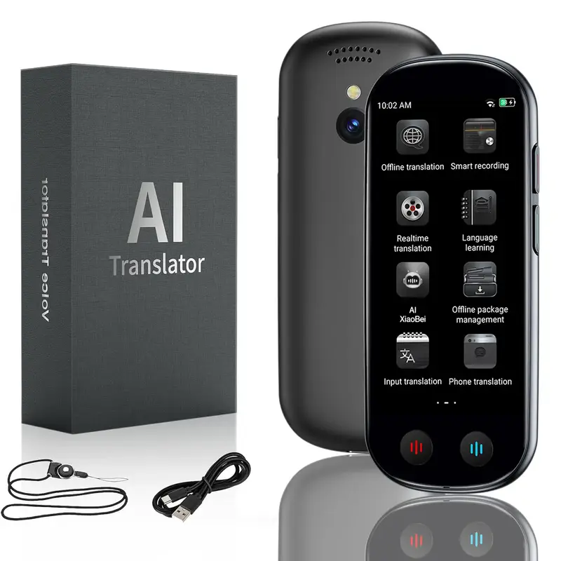 AI Language Translator, Real-Time Voice and Image Translations, Featured AI Chatbot, for Business Travel Learning Digital Pro...