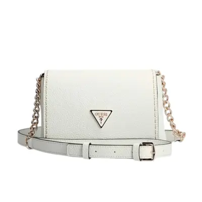 Guess, Downtown Chic Mini, Synthetic Leather, Fabric Bag, White, XG838578, Women
