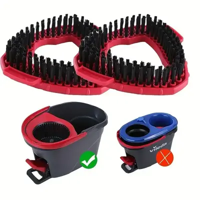 Triangle Scrub Brush Heads, O Cedar Scrub Pad, O cedar Single Bucket Compatible, Cleaning Supply, Cleaner, O Cedar Compatible...