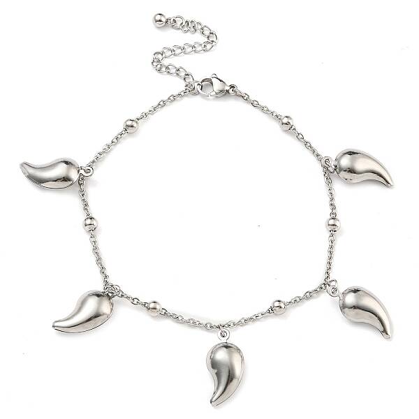 Non-Tarnish 304 Stainless Steel Charm Bracelets for Women