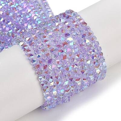 Electroplate Glass Beads Strands