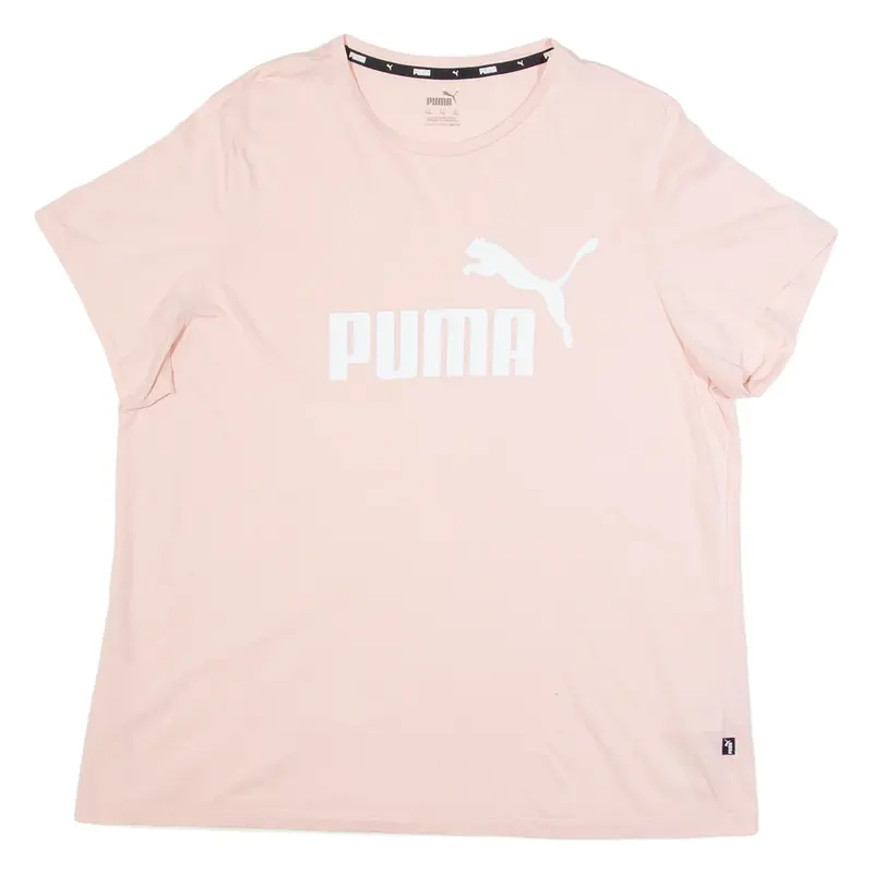 PUMA Mens T-Shirt Pink 2XL