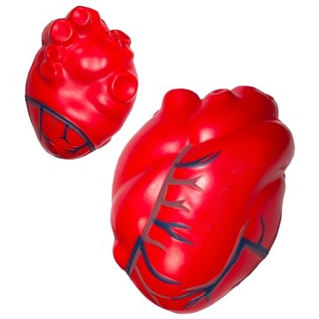 100 Customized Heart With Blue Veins - Stress Reliever - ...