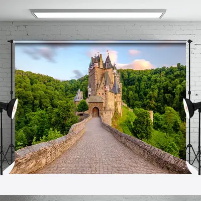 German Burg Eltz Forest Spring Backdrop For Photo - Aperturee