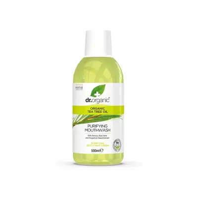 Dr Organic Tea Tree Mouthwash 500ml