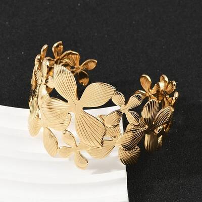304 Stainless Steel Cuff Bangles for Women