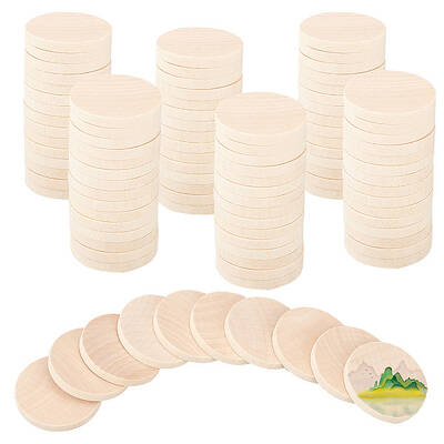 100Pcs Grass Wood Cutouts