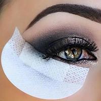Eye Makeup Shields, 100pcs/set Strong Self-adhesive Eyeshadow Pads, Multifunctional Protector Guards for Eyeliner, Mascara an...