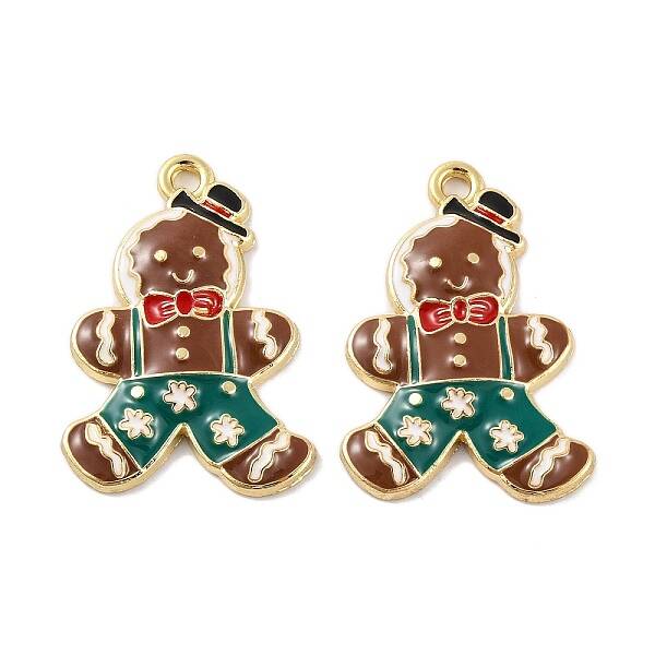 Christmas Theme Rack Plating Alloy Pendants