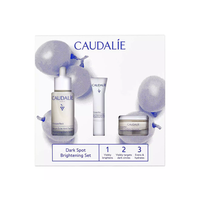 Caudalie Vinoperfect Dark Spot Brightening Set - Includes Brightening Serum, Eye Cream & Moisturizer with Niacinamide for Fla...
