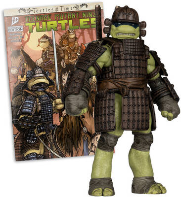 Teenage Mutant Ninja Turtles - Page Punchers - Leonardo 5 Action Figure with Turtles in Time Comic (TMNT)