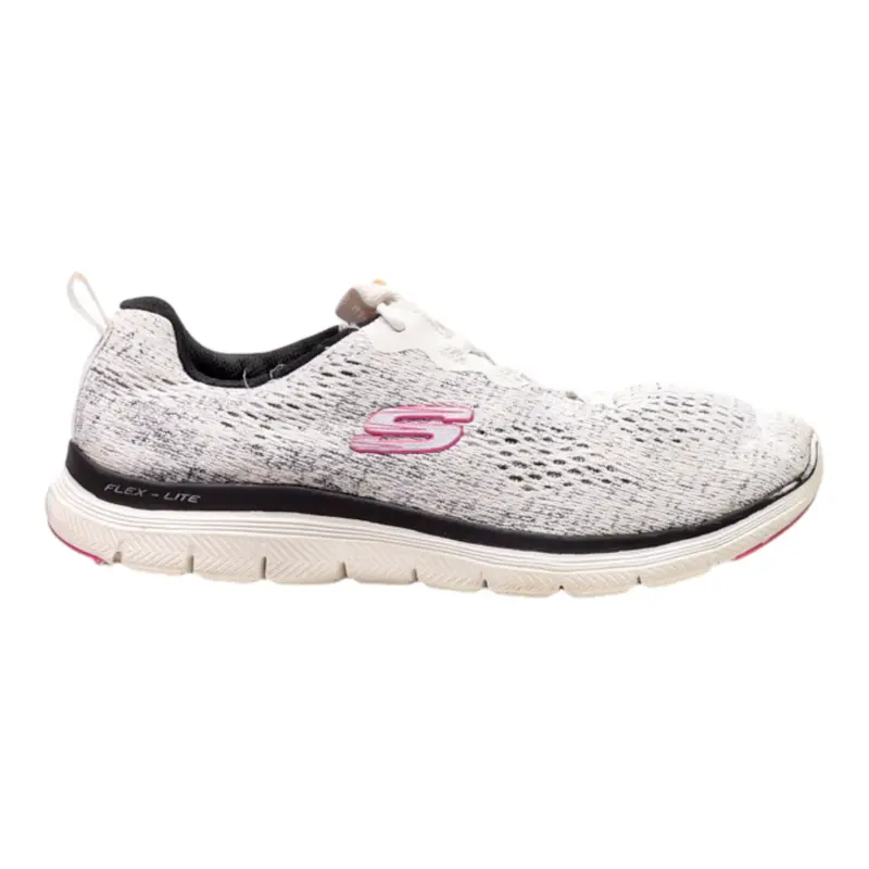 SKECHERS Sneaker Trainers White Synthetic Womens UK 6