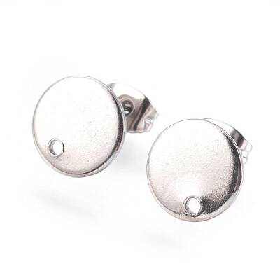 Non-Tarnish 304 Stainless Steel Stud Earring Findings