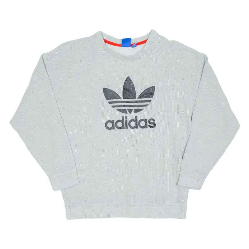 ADIDAS Womens Sweatshirt Grey UK 10