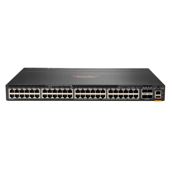 JL663-61001 HP Aruba CX 6300M Series 48 x 1000Base-T RJ-45 and 4 x 50GbE SFP56 Ports Layer 3 Managed Stackable Gigabit Ethern...