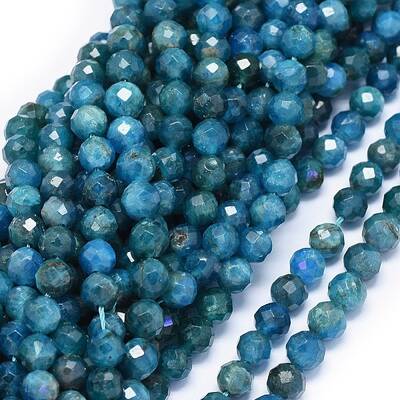 Natural Apatite Beads Strands