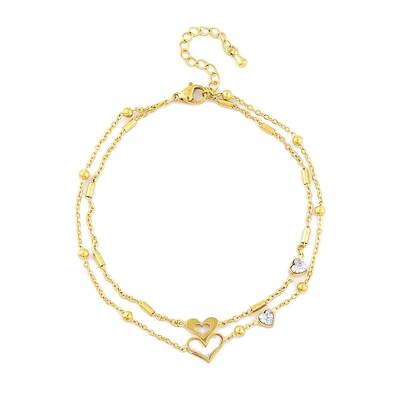 Ion Plating(IP) 304 Stainless Steel Chains Anklet