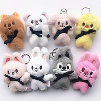 NEW 10CM Popular Str-ay Anime Kawaii Mini Plush Keychain Pendant Cartoon Doll School Bag Pendant Decoration Birthday Gift