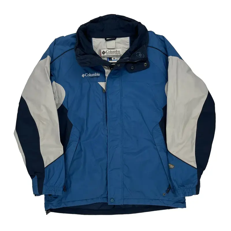 Vertex Columbia Ski Jacket - Large Blue Nylon