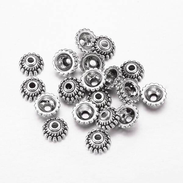 Tibetan Style Alloy Caps
