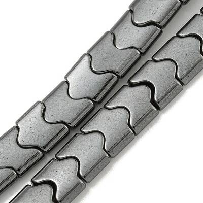 Electroplated Synthetic Non-magnetic Hematite Beads Strands