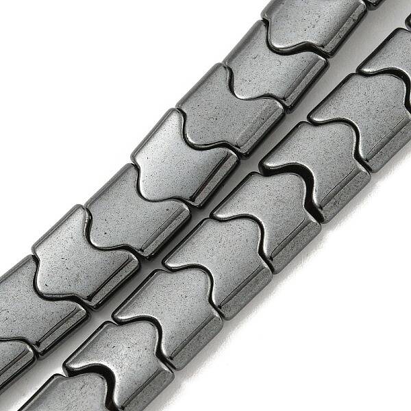 Electroplated Synthetic Non-magnetic Hematite Beads Strands