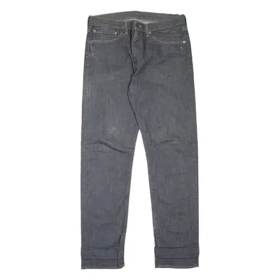 LEVI'S 508 Jeans Mens Grey Regular Tapered W34 L32